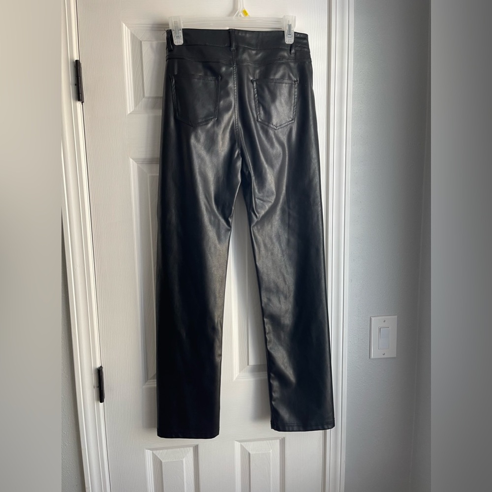 Black Leather Pants